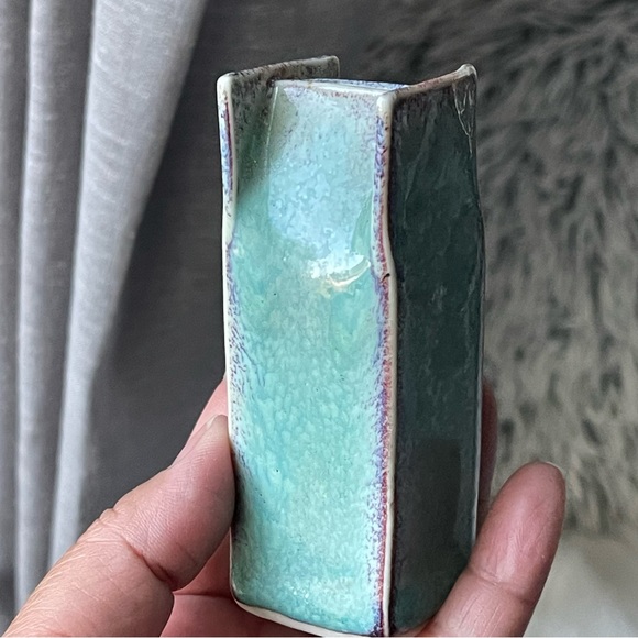 MICHAEL COHEN | Vintage | Art Pottery Handcrafted Miniature Stoneware 3.75" Tall - Picture 7 of 13